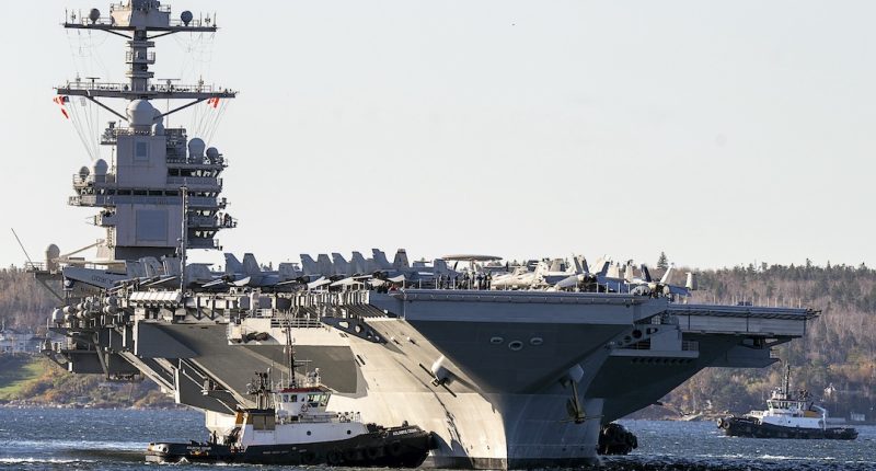¿Cómo es el portaaviones USS Gerald R. Ford de Estados Unidos que está frente a las costas de Venezuela? – La Voz del Altiplano