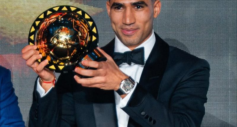 Achraf Hakimi gana el Balón de Oro Africano 2025 – La Voz del Altiplano