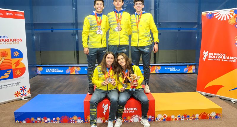 Squash ecuatoriano logra cinco medallas en Juegos Bolivarianos – La Voz del Altiplano