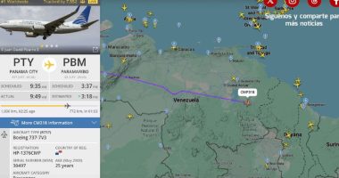 Así se ve el espacio aéreo venezolano después del anuncio de Trump – La Voz del Altiplano