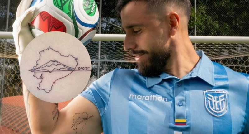 Hernán Galíndez reafirma su amor por Ecuador al tatuarse un mapa del país que lo acogió y que defiende desde las canchas – La Voz del Altiplano