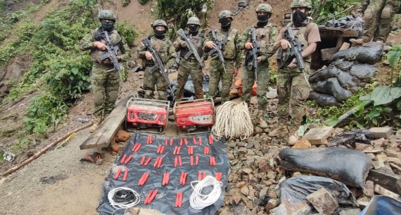 Destruyen infraestructura de minería ilegal en sectores Tallambí y El Pablo, en Tulcán – La Voz del Altiplano