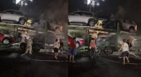 Incendio de tráiler en Portoviejo: cinco vehículos afectados – La Voz del Altiplano