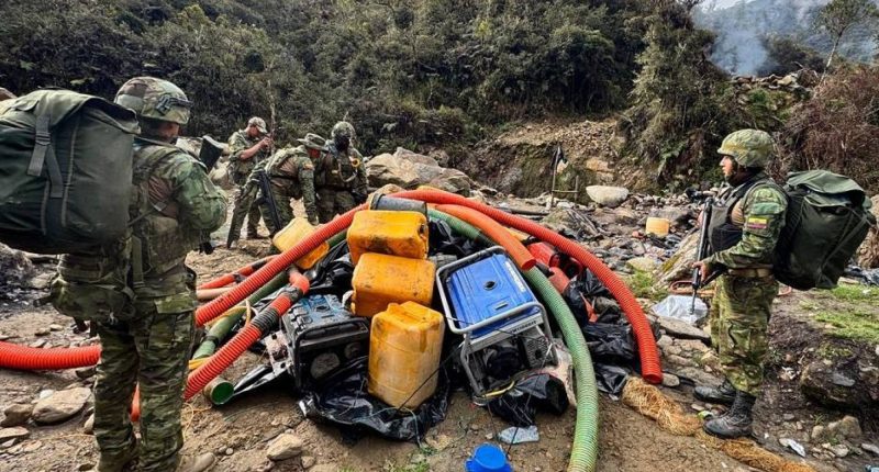 Destruyen 26 campos de minería ilegal en 7 Días – La Voz del Altiplano
