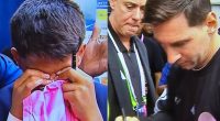 Messi firma camiseta a Pol Deportes, el joven narrador – La Voz del Altiplano