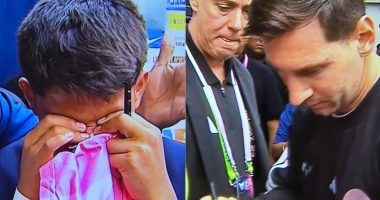 Messi firma camiseta a Pol Deportes, el joven narrador – La Voz del Altiplano