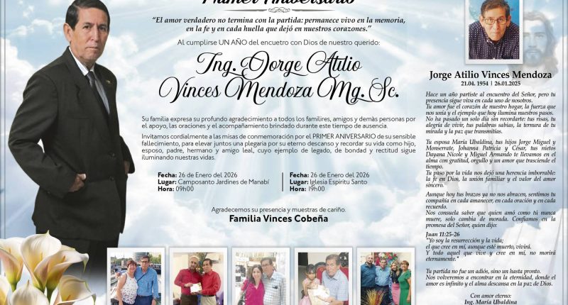 Misa Jorge Atilio Vinces Mendoza – La Voz del Altiplano