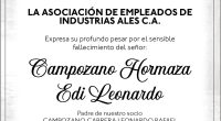 Condolencia Campozano Hormaza Edi Leonardo – La Voz del Altiplano