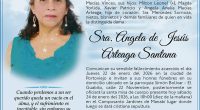 SEPELIO Sra. Angela de Jesús Arteaga Santana – La Voz del Altiplano
