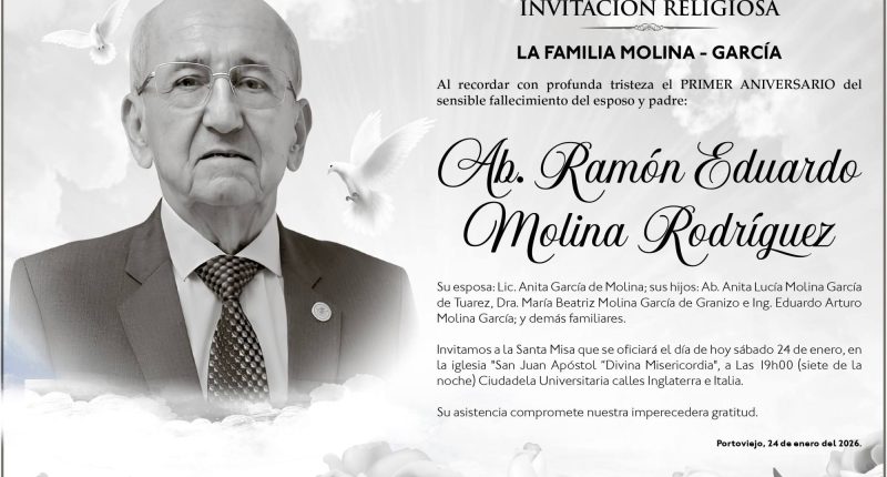 MISA AB RAMON EDUARDO MOLINA RODRIGUEZ – La Voz del Altiplano