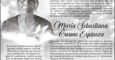 Sepelio María Sebastiana Cusme Espinoza – La Voz del Altiplano