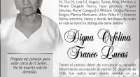 SEPELIO DIGNA ORFELINA FRANCO LUCAS – La Voz del Altiplano