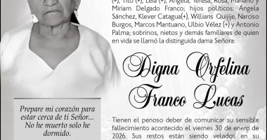 SEPELIO DIGNA ORFELINA FRANCO LUCAS – La Voz del Altiplano