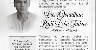 MISA JONATHAN RAUL LEON TUAREZ – La Voz del Altiplano