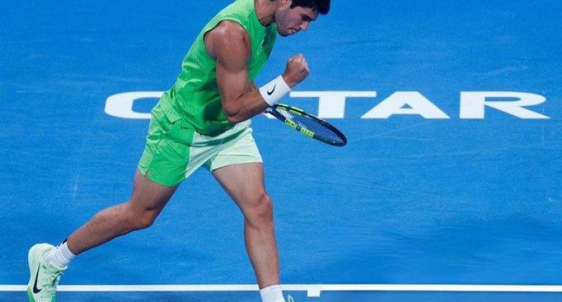 Carlos Alcaraz logra 150 victorias en pista dura en Doha – La Voz del Altiplano
