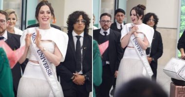 Fátima Bosch, Miss Universo 2025, llega a Ecuador – La Voz del Altiplano