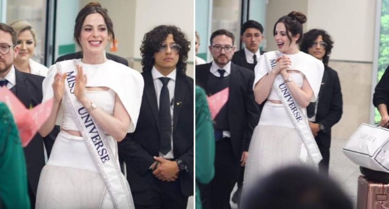 Fátima Bosch, Miss Universo 2025, llega a Ecuador – La Voz del Altiplano
