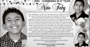 CUMPLEAÑOS EN EL CIELO NIÑO FABY – La Voz del Altiplano