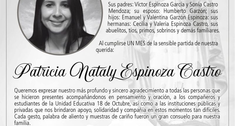 MISA Patricia Nataly Espinoza Castro – La Voz del Altiplano