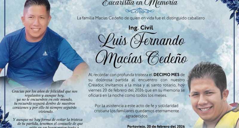 MISA LUIS MACIAS CEDEÑO – La Voz del Altiplano