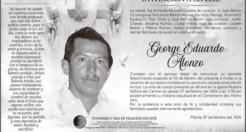 Sepelio George Eduardo Alonzo – La Voz del Altiplano