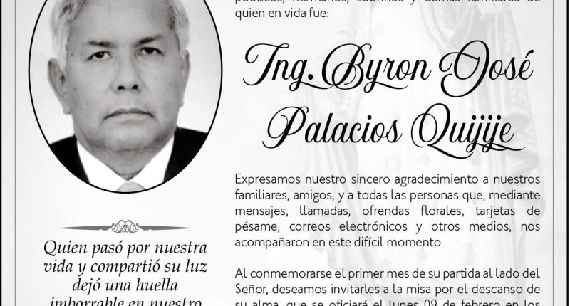 MISA BNYRON PALACIOS QUIJIJE – La Voz del Altiplano