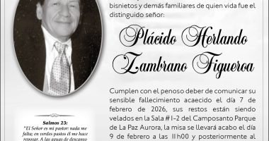 SEPELIO PLACIDO ZAMBRANO – La Voz del Altiplano