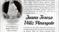 SEPELIO JUANA TERESA VELIZ PINARGOTE – La Voz del Altiplano