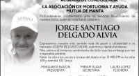 CONDOLENCIA JORGE SANTIAGO DELGADO ALVIA – La Voz del Altiplano