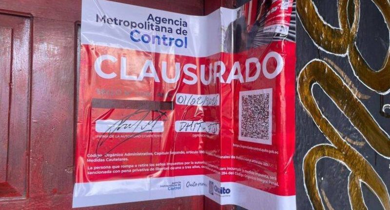 Clausuran local en El Quinche – La Voz del Altiplano
