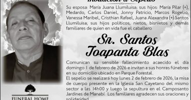 SEPELIO SR SANTOS TOAPANTA BLAS – La Voz del Altiplano