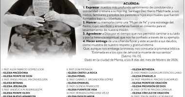 CONDOLENCIA REV ROSA MELCHIADE – La Voz del Altiplano