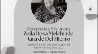 SEPELIO REV. MIS. ZOILA ROSA MELCHIADE JARA DE DEL HIERRO – La Voz del Altiplano