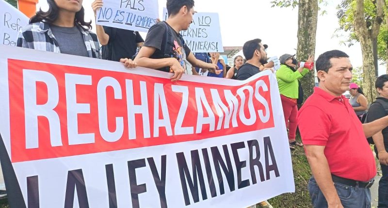 Protestas contra la Ley Minera en Santo Domingo – La Voz del Altiplano