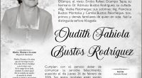 SEPELIO JUDITH FABIOLA BUSTOS RODRIGUEZ – La Voz del Altiplano