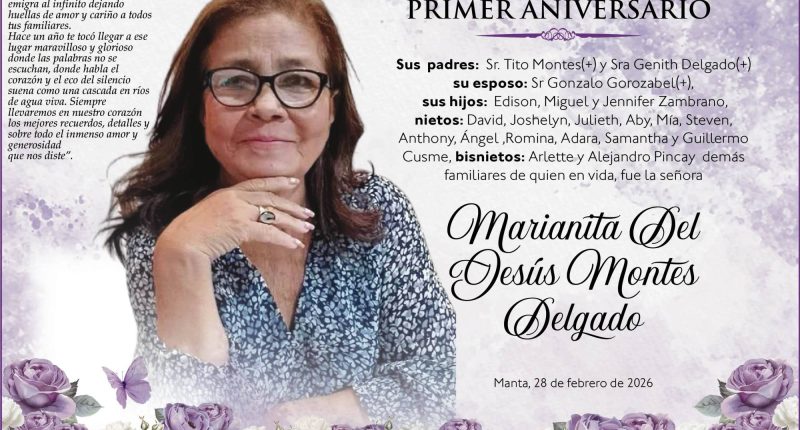RECORDATORIO MARIANITA JESUS DELGADO – La Voz del Altiplano