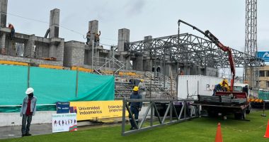 Avanzan trabajos en visera del Bellavista  – La Voz del Altiplano