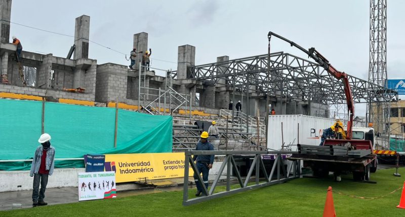 Avanzan trabajos en visera del Bellavista  – La Voz del Altiplano