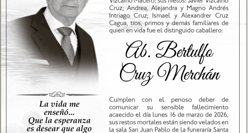 SEPELIO BERTULFO CRUZ MERCHAN – La Voz del Altiplano