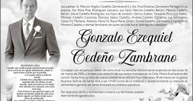 SEPELIO GONZALO CEDEÑO ZAMBRANO – La Voz del Altiplano