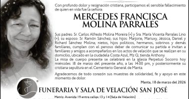 SEPELIO MERCEDES FRANCISCA MOLINA PARRALES – La Voz del Altiplano