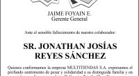 CONDOLENCIA JONATHAN REYES – La Voz del Altiplano