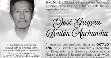 MISA JOSE GREGORIO BAILON ANCHUNDIA – La Voz del Altiplano