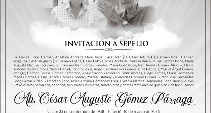 SEPELIO CESAR AUGUSTO GOMEZ PARRAGA – La Voz del Altiplano