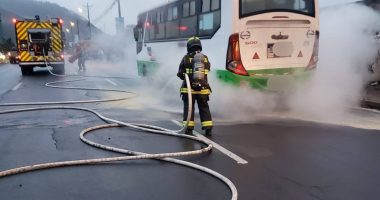 Incendio de bus en Avenida Mango Inga, Quito – La Voz del Altiplano