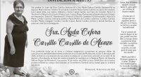 SEPELIO Sra. Ayda Cefora Carrillo Carrillo de Alonzo – La Voz del Altiplano