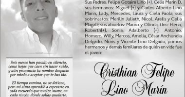 MISA CRISTHIAN FELIPE LINO MARIN – La Voz del Altiplano