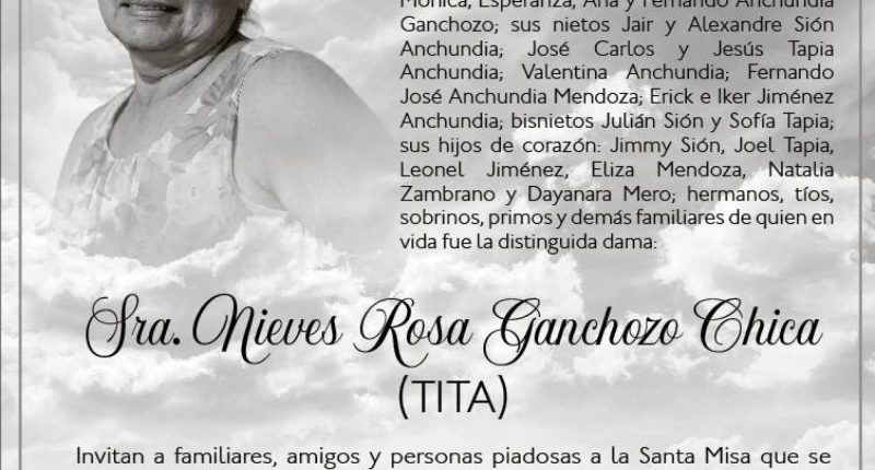 MISA NIEVES ROSA GANCHOZO CHICA – La Voz del Altiplano