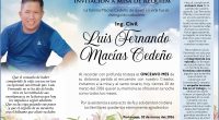 MISA LUIS FERNANDO MACIAS CEDEÑO – La Voz del Altiplano
