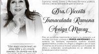 Misa VICENTA INMACULADA RAMONA AVEIGA MACAY – La Voz del Altiplano